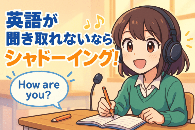 英語が聞き取れない！解決策はシャドーイング1択