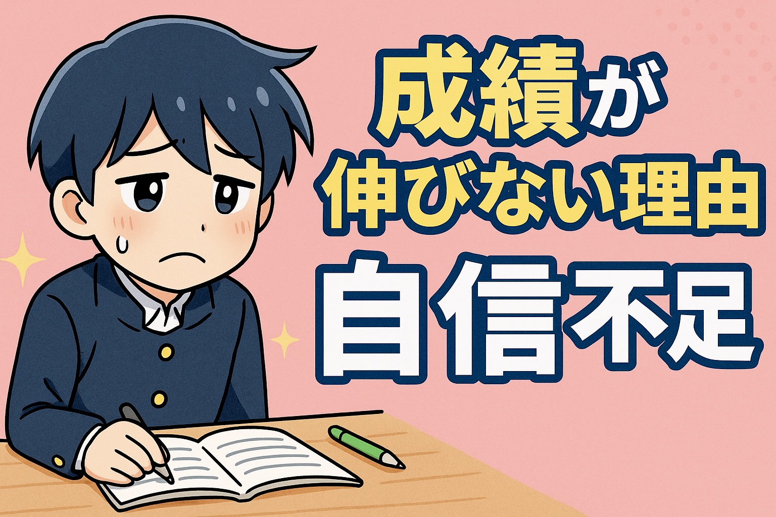 成績が伸びない本当の理由は自身不足