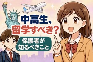 「うちの子も留学すべき？」中高生の保護者が知るべきこと