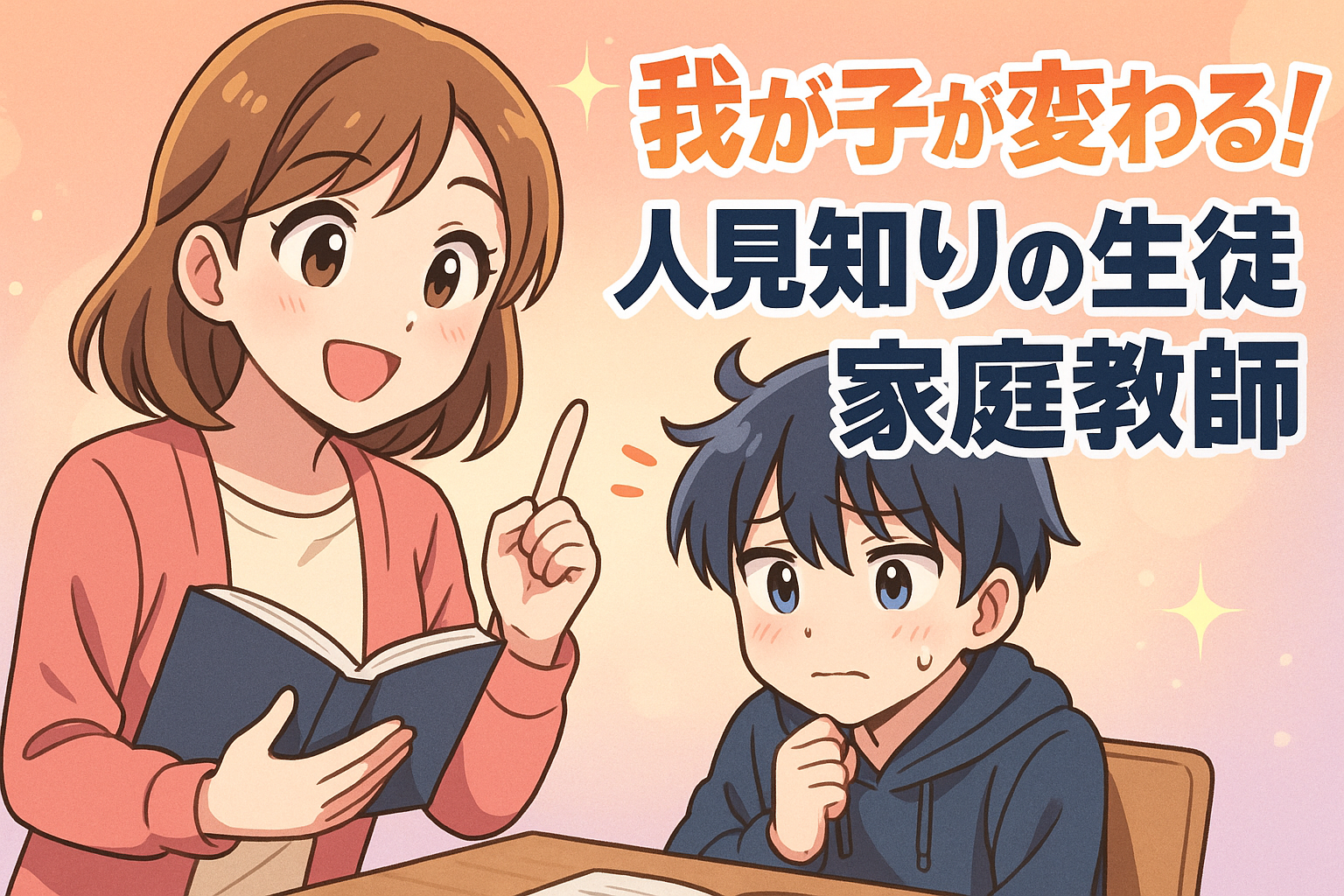 質問できない我が子が変わる！人見知りの生徒×家庭教師のリアル