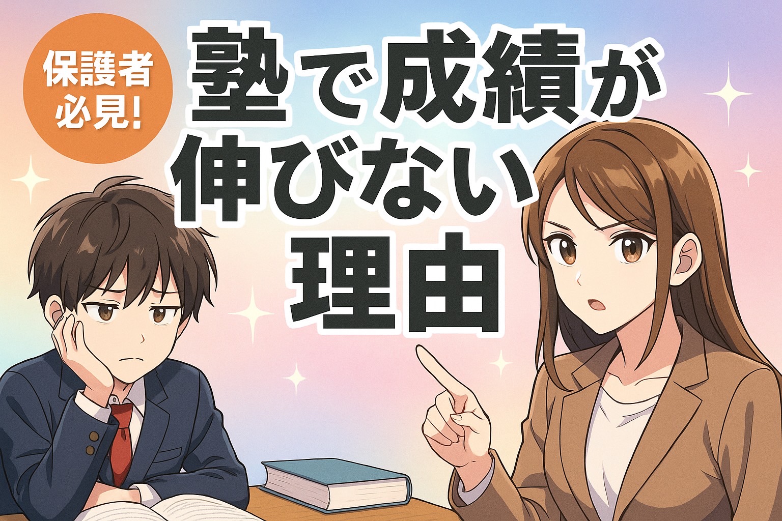 保護者必見！塾で成績が伸びない理由5選
