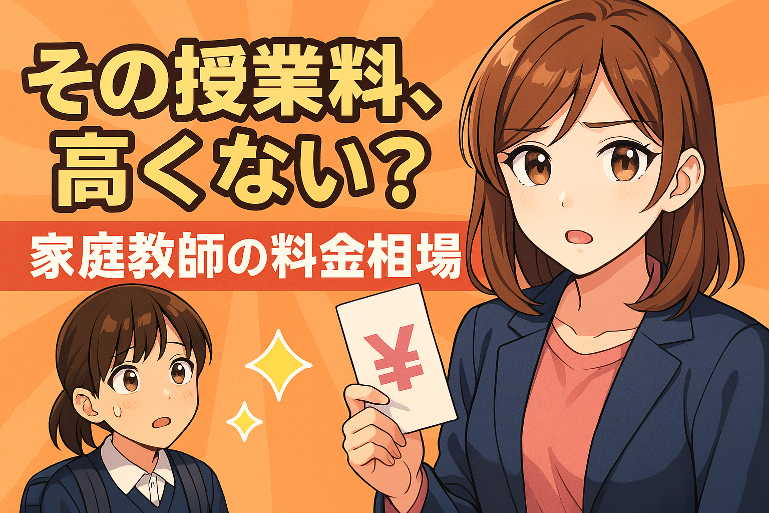 その授業料、高くない？家庭教師の料金相場と絶対に失敗しない選び方