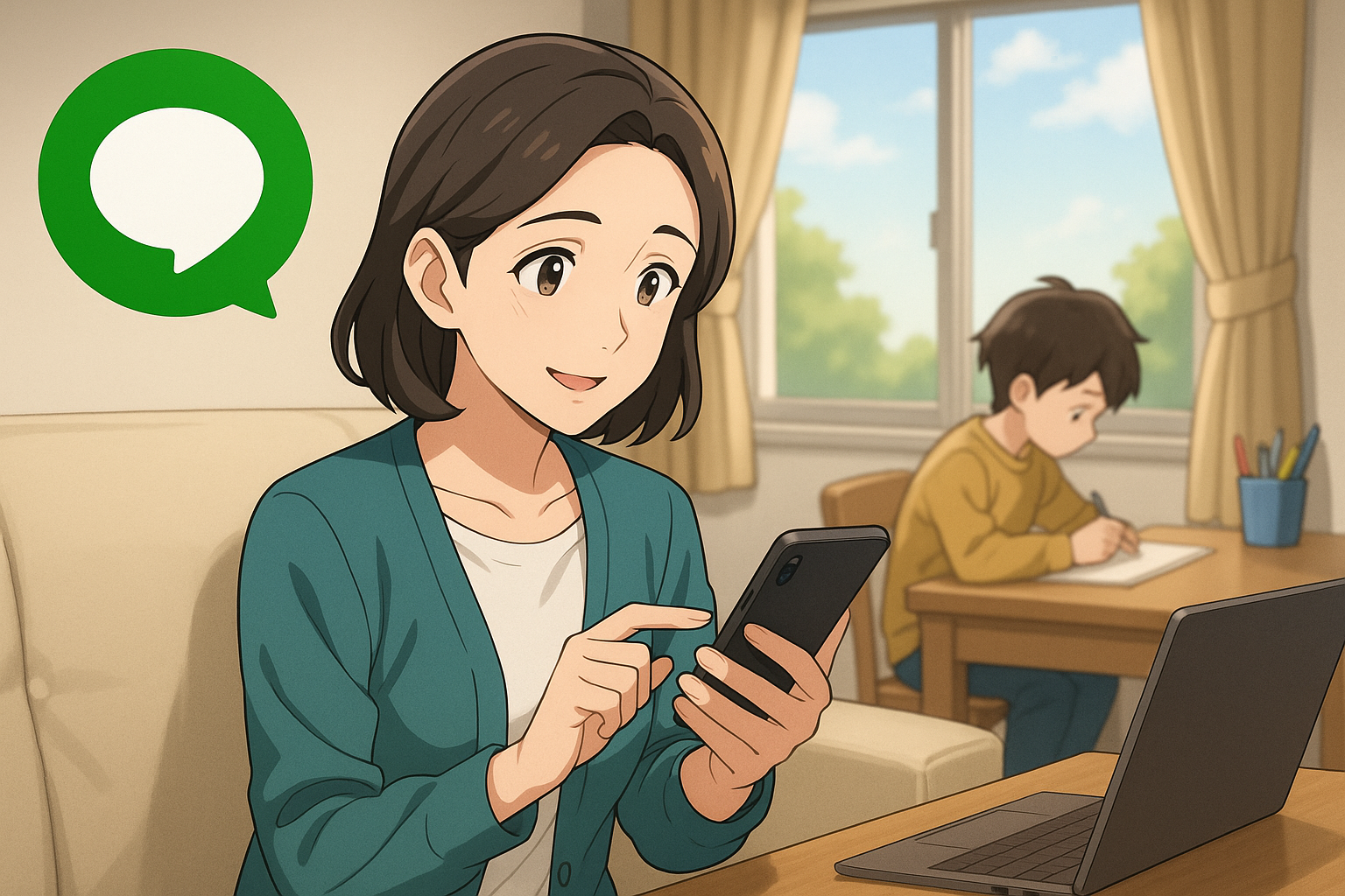 保護者のLINE相談 いつでもOK!