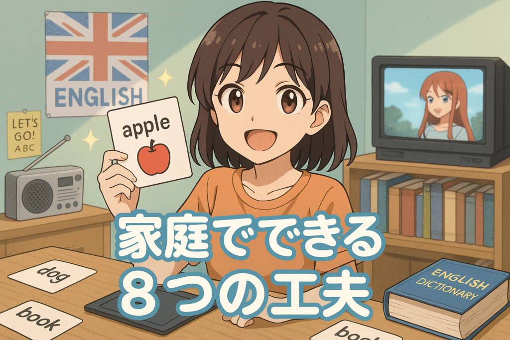 家庭で英語環境をつくる工夫8選